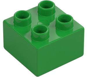 Duplo Světle zelená Kostka 2 x 2 (3437 / 89461)