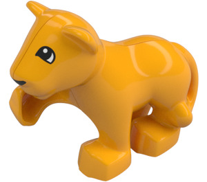 Duplo Lev Cub s Zvednutý Paw (12046 / 54528)