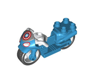 Duplo Motor Cycle s Kapitán America Štít (67045 / 78294)