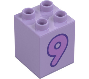 Duplo Kostka 2 x 2 x 2 s Number 9 (31110 / 77926)