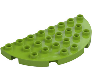 Duplo Deska 8 x 4 Semicircle (29304)