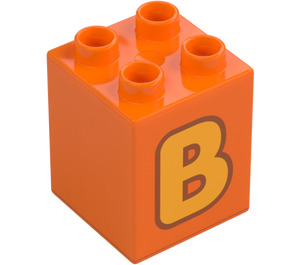 Duplo Kostka 2 x 2 x 2 s Letter "B" Dekorace (31110 / 65969)