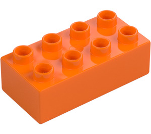 Duplo oranžová Kostka 2 x 4 (3011 / 31459)