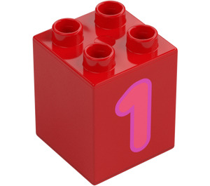 Duplo Kostka 2 x 2 x 2 s Number 1 (31110 / 77918)