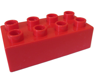 Duplo Červená Kostka 2 x 4 (3011 / 31459)