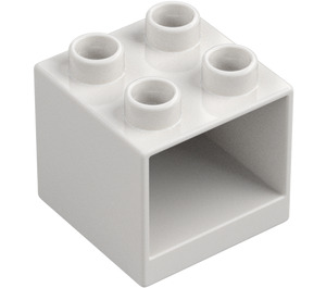 Duplo Bílá Drawer Cabinet 2 x 2 x 1.5 (4890)