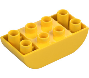 Duplo Kostka 2 x 4 s Zakřivený Dno (98224)