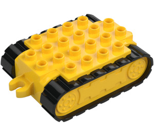 Duplo Žlutá Caterpillar Podvozek (25600)