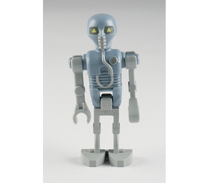 LEGO 2-1B Lékařský Droid s Medium Stone Šedá Nohy Minifigurka