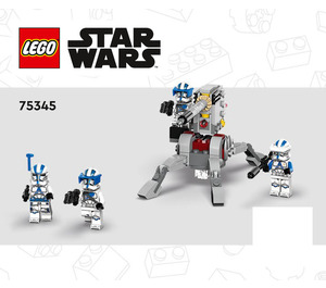 LEGO 501st Clone Troopers Battle Pack 75345 Instructions
