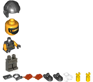 LEGO AIM Agent s Jet Pack Minifigurka