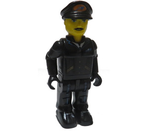 LEGO Letadlo Pilot s Černá Víčko Minifigurka