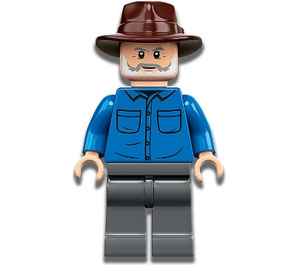 LEGO Alan Grant s Dark Hnědá Fedora Čepice Minifigurka