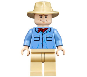 LEGO Alan Grant s Barva opálení Fedora Čepice Minifigurka