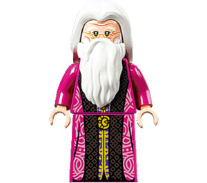 LEGO Albus Dumbledore s Magenta Robe s Sukně Minifigurka