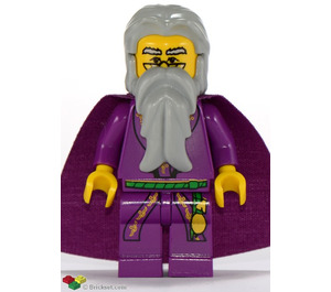 LEGO Albus Dumbledore s Fialová Robe a Plášť Minifigurka