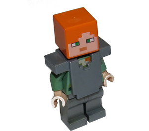 LEGO Alex s plochý stříbrný Nohy a Brnění Minifigurka