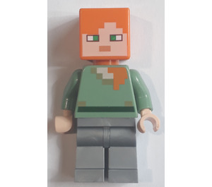 LEGO Alex s plochý stříbrný Nohy Minifigurka