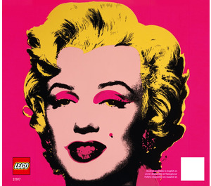 LEGO Andy Warhol's Marilyn Monroe 31197 Instructions