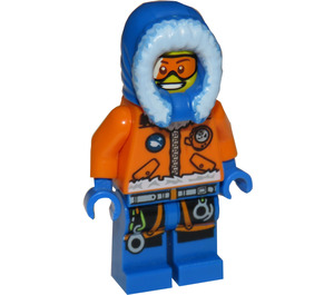 LEGO Arctic Explorer, Male s Orange Goggles Minifigurka