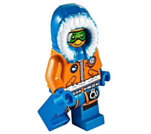 LEGO Arctic Explorer s Green Goggles Minifigurka
