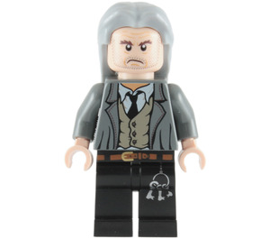 LEGO Argus Filch s Šedá Bunda a Dlouhé vlasy Minifigurka