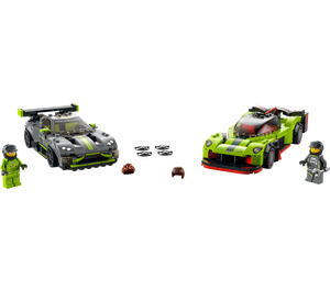 LEGO Aston Martin Valkyrie AMR Pro and Aston Martin Vantage GT3 76910