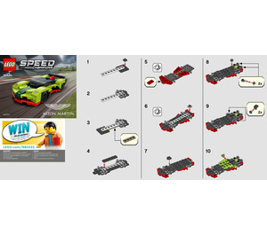 LEGO Aston Martin Valkyrie AMR Pro 30434 Instrukce