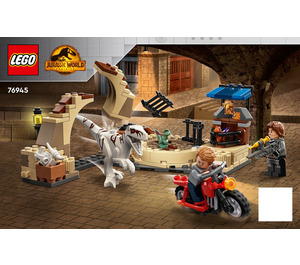 LEGO Atrociraptor Dinosaur: Bike Chase 76945 Instrukce