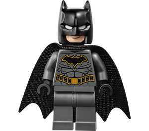 LEGO Batman s Dark Stone Šedá Oblek a Gold Outline Pás s Spongy Plášť Minifigurka