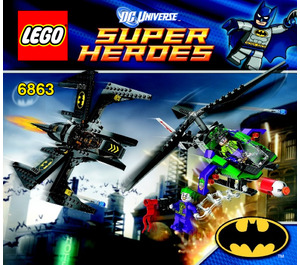 LEGO Batwing Battle Over Gotham City 6863 Instrukce