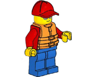 LEGO Pláž Rescuer Minifigurka