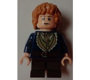 LEGO Bilbo Baggins s Dark Modrá Coat Minifigurka