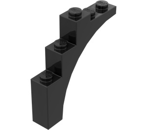 LEGO Klenba 1 x 5 x 4 Pravidelný oblouk, nevyztužená spodní strana (2339 / 14395)