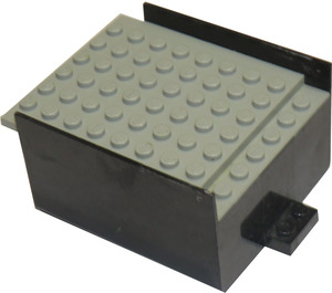 LEGO Boat Sekce Middle 6 x 8 x 3 & 1/3 s Šedá Deck
