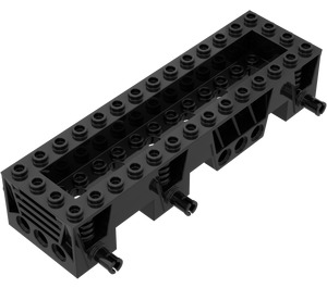 LEGO Black Auto Základna 4 x 14 x 2.333 (30642)
