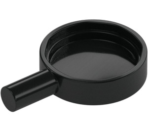 LEGO Černá Frying Pan s Krátký Rukojeť (4528)