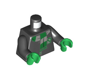 LEGO Černá Minifigurka Trup (973 / 76382)