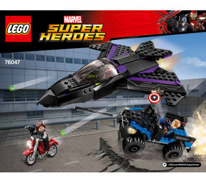 LEGO Black Panther Pursuit 76047 Instrukce