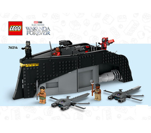 LEGO Black Panther: War na the Water 76214 Instructions