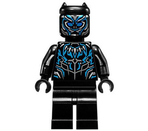 LEGO Černá Panther s Modrá Highlights Minifigurka