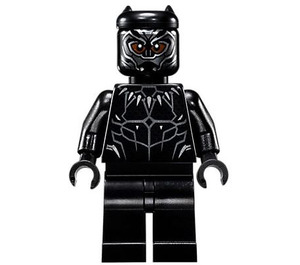 LEGO Černá Panther s Hnědá Oči Minifigurka