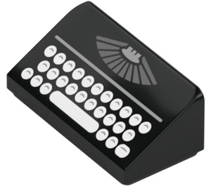 LEGO Sklon 1 x 2 (31°) s Typewriter (72188 / 85984)