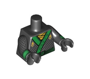 LEGO Trup Ninjago Robe s Gold a Green Dekorace (973 / 88585)
