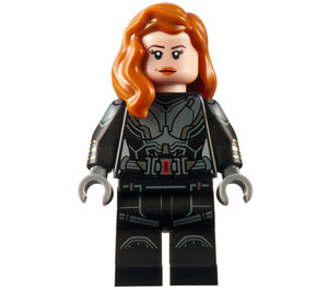 LEGO Černá Widow s Středně dlouhé vlasy a Printed Paže Minifigurka