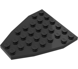 LEGO Černá Křídlo 7 x 6 bez zářezů (2625)