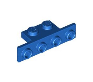 LEGO Blue Konzola 1 x 2 - 1 x 4 s hranatými rohy (2436)