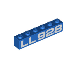 LEGO Kostka 1 x 6 s "LL928" (3009 / 72198)