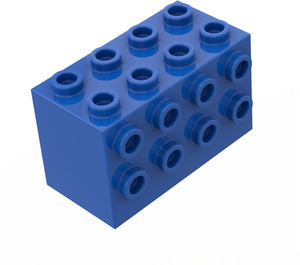 LEGO Kostka 2 x 4 x 2 s Cvočky na Strany (2434)