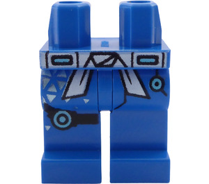 LEGO Blue Digi Jay Nohy (3815)